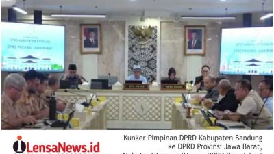 Pimpinan DPRD Kabupaten Bandung dan Banggar Kunker ke DPRD Provinsi Jabar