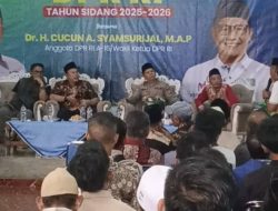 Cucun Ahmad Syamsurijal Serap Aspirasi Tentang Kondisi Dua Irigasi di Cipatat KBB