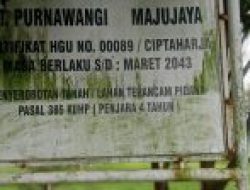 WARGA CIPTAHARJA MENJERIT, IMBAS SALURAN AIR PT. PMJ