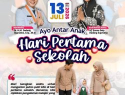Bupati Bandung Ajak Orang Tua Antar Anak di Hari Pertama Sekolah
